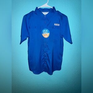 Columbia Royal Blue Mesh-Lined Shirt
